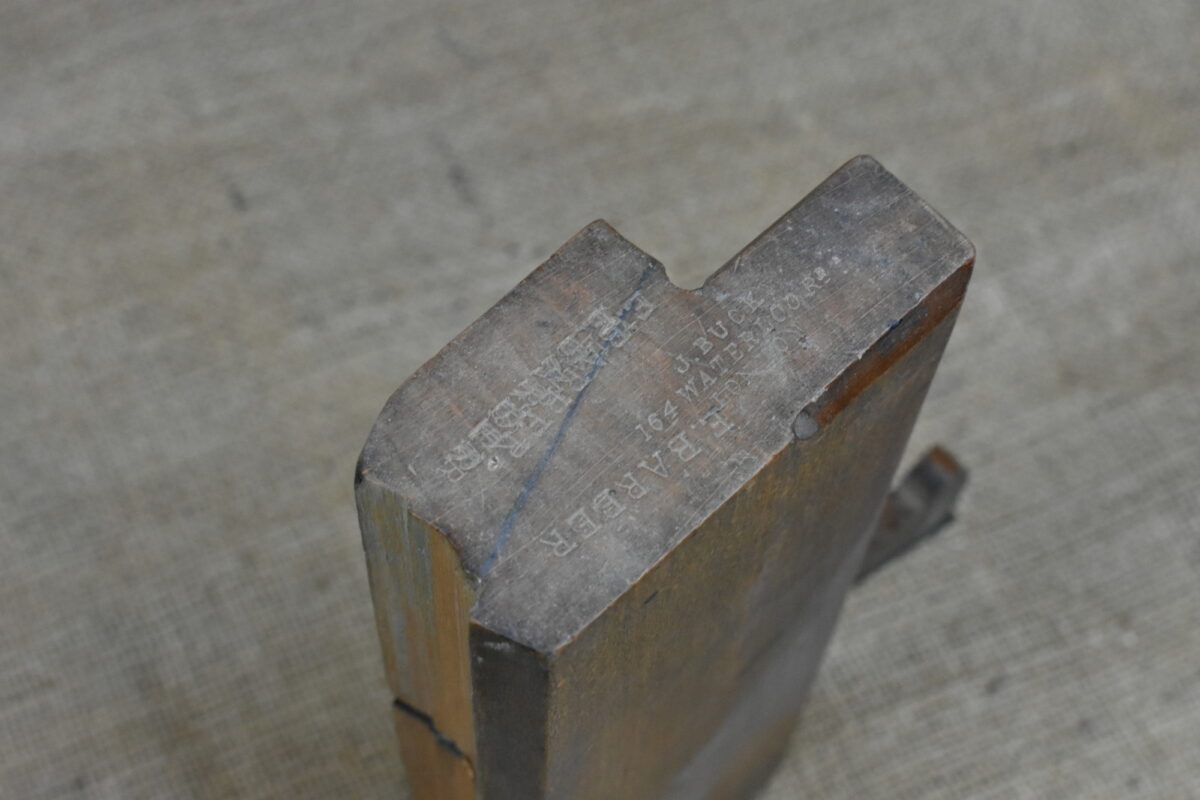 Moulding Plane, Profile Plane, J. Buck, 164 Waterloo Rd, London 80207548 - Image 2