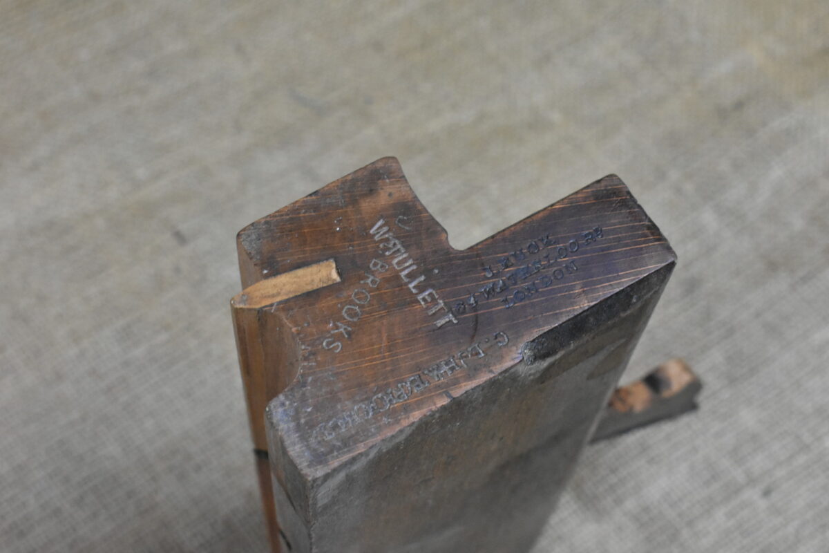 Moulding Plane, 7/8" Side Bead, J. Buck, 164 Waterloo Rd, London 80207554 - Image 2