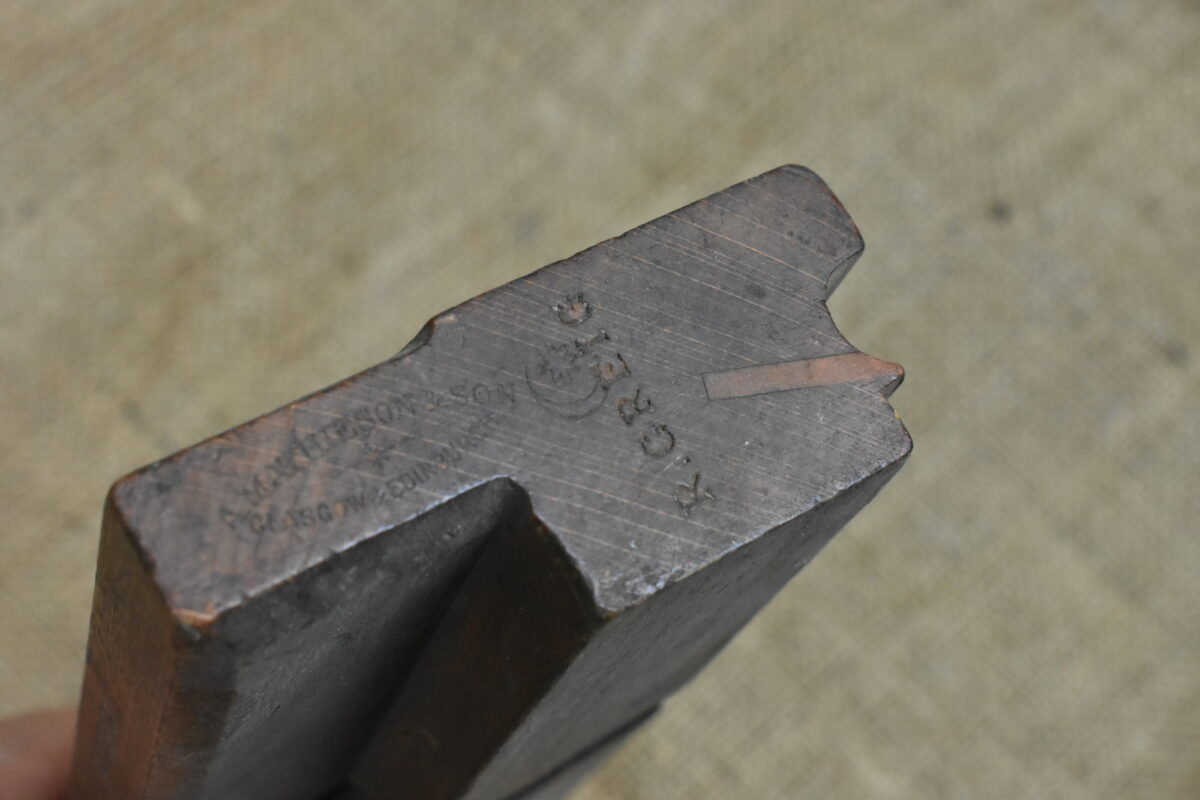 Moulding Plane, 1/2" Side Bead, A. Mathieson   Son 80207559 - Image 2
