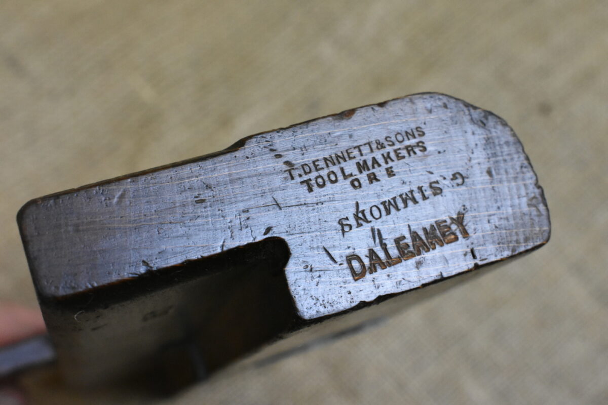 Moulding Plane, No.12 Round, T. Dennett   Son, Ore 80207566 - Image 2