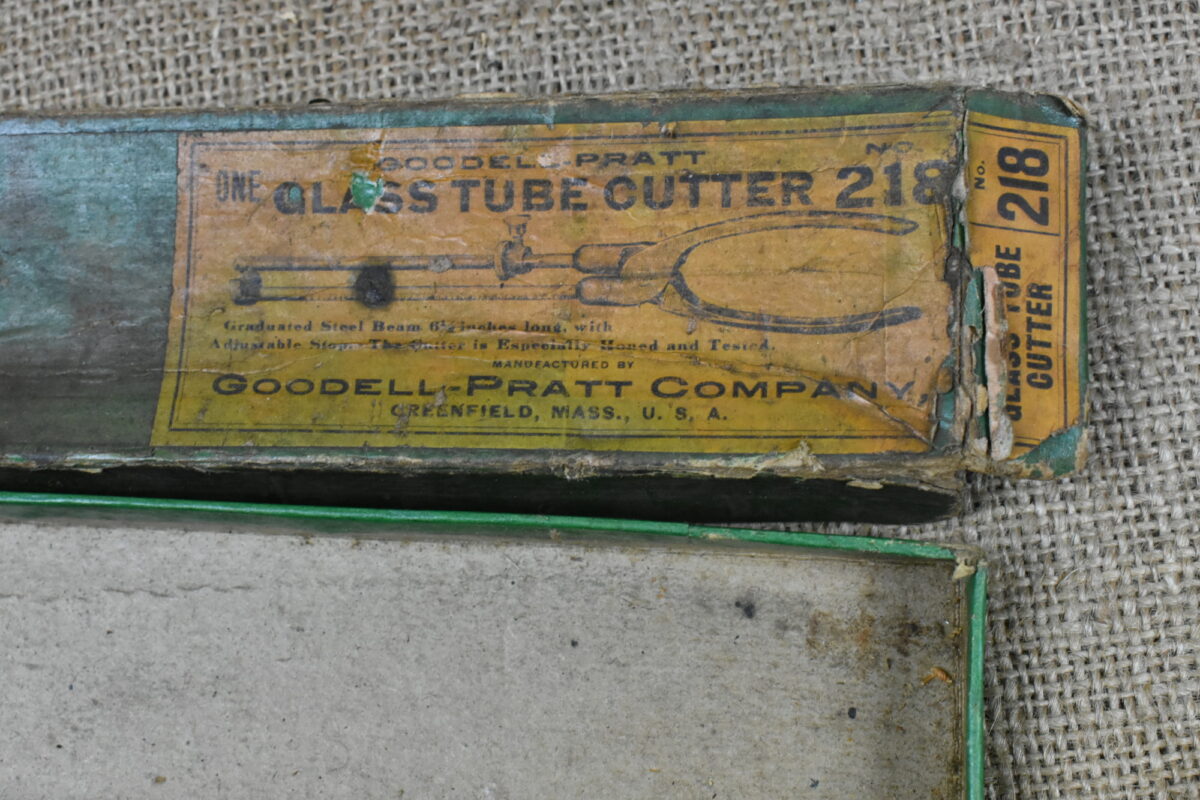 Old/vintage Goodell-Pratt No.218 Glass Tube Cutter. 80207737 - Image 2