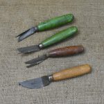 George Barnsley, Cornish Works, Sheffield, 4 Rubber Trade Knives 80209180