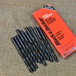 Pack of 10 B   D 3/8" Straight Shank Jobber Drills 80209346