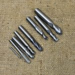 8 x Carbide Ball & Nose Milling Cutters, Up To 1/2" 80209664