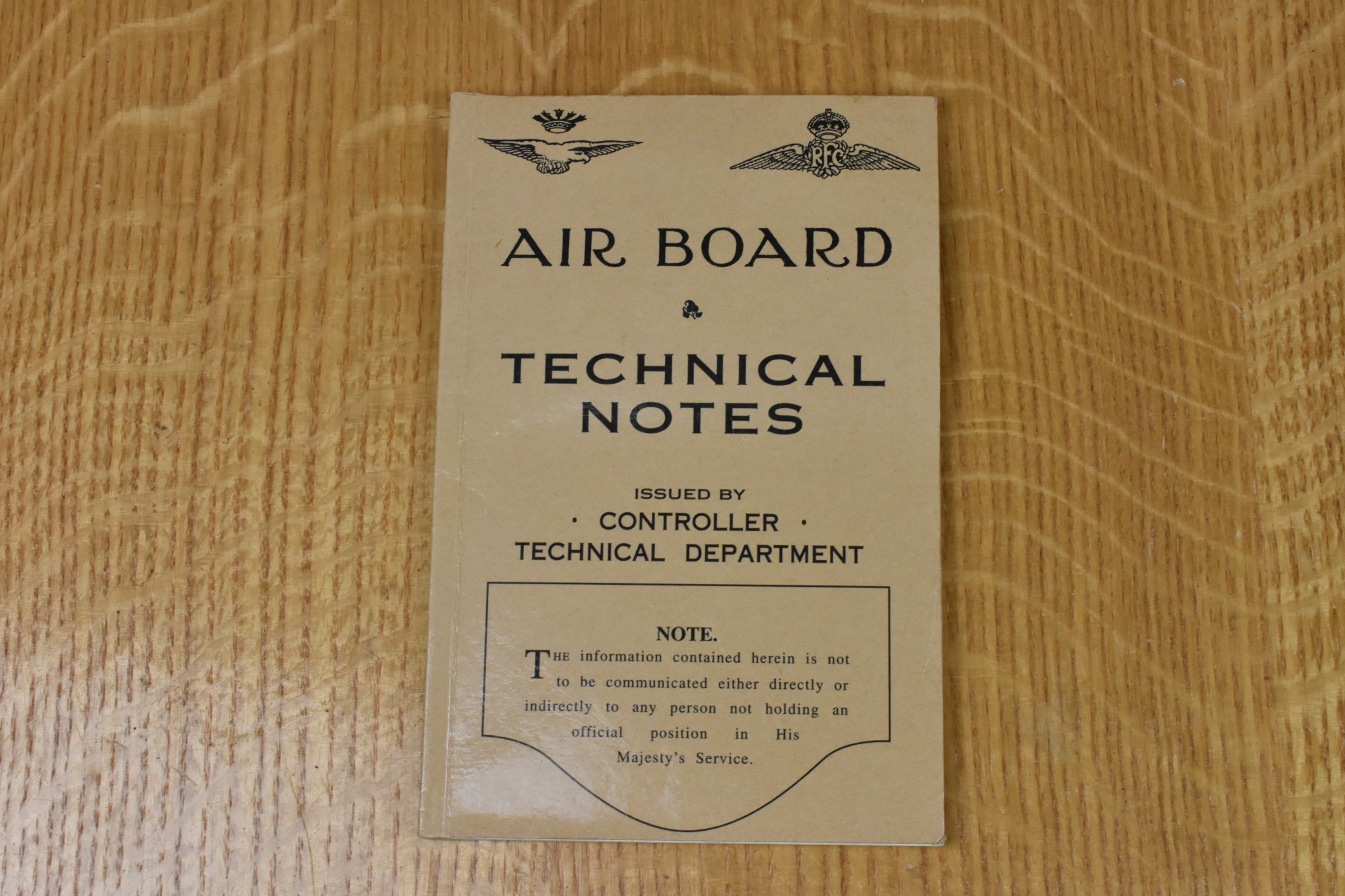 DSC_7890 Air Board Technical Notes, Issued by Controller Technical Department 80210333 - Image 1
