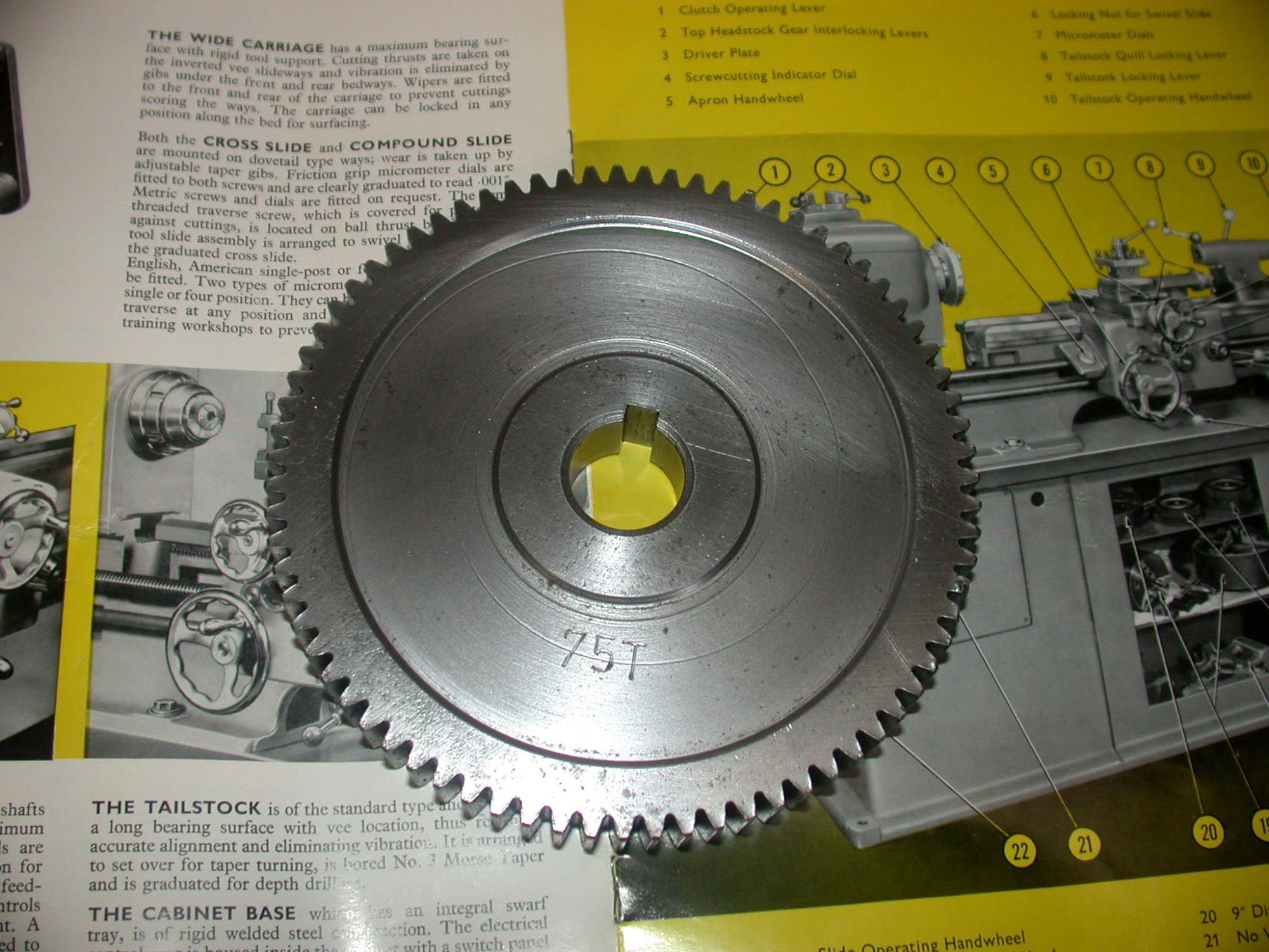 Clearance Price 32 Tooth Change Gear For Harrison L5/L6 140 Lathe etc. 14DP 