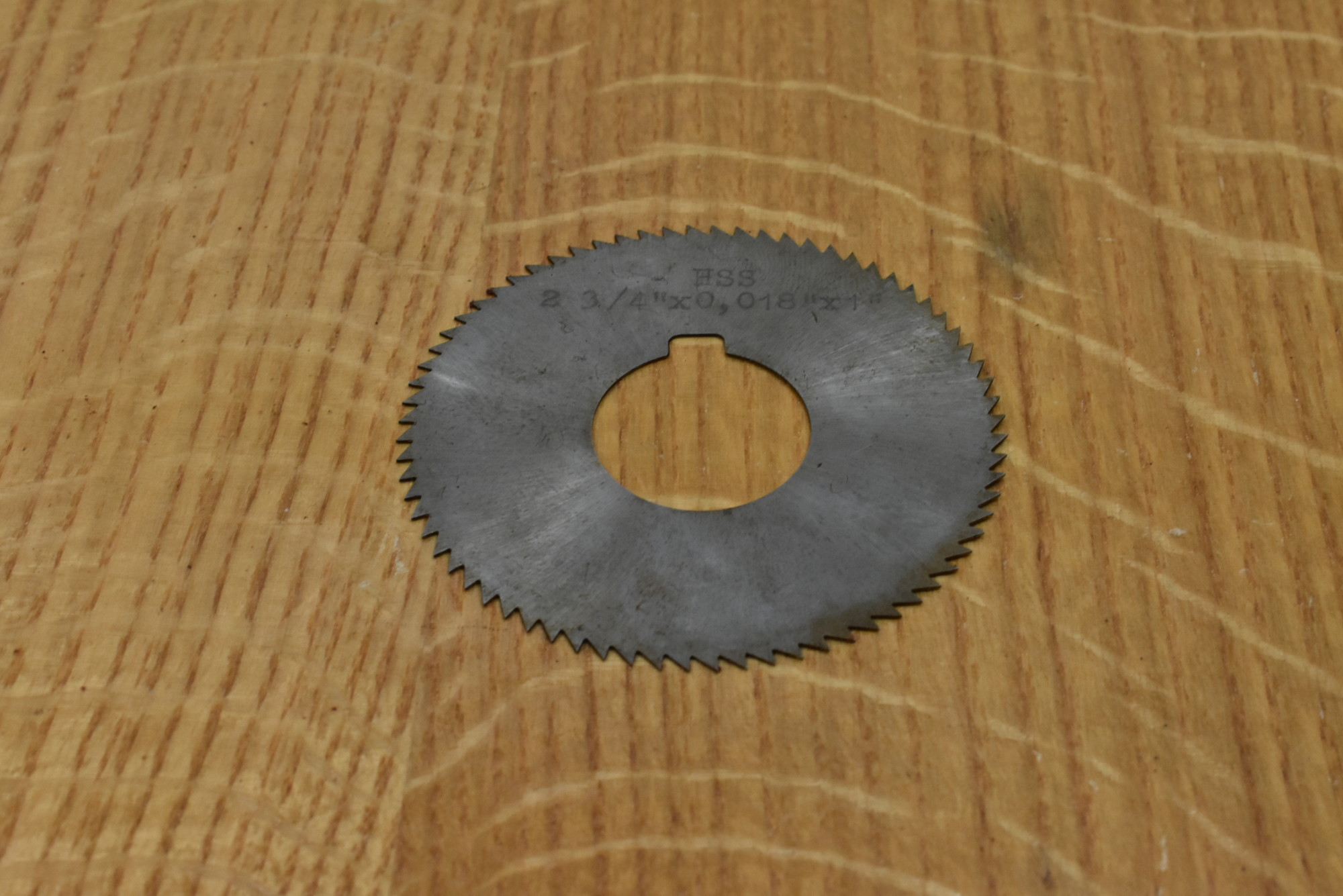80211424 Slitting Saw: 2.3/4" x 0.018" x 1" Bore. 80211424 - Image 1