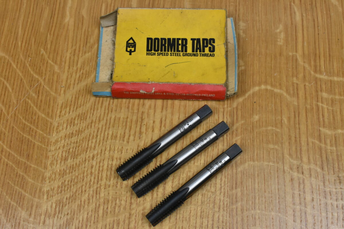 Dormer Tap Set, 5/8" x 11TPI Whitworth. 80211444 G&M Tools
