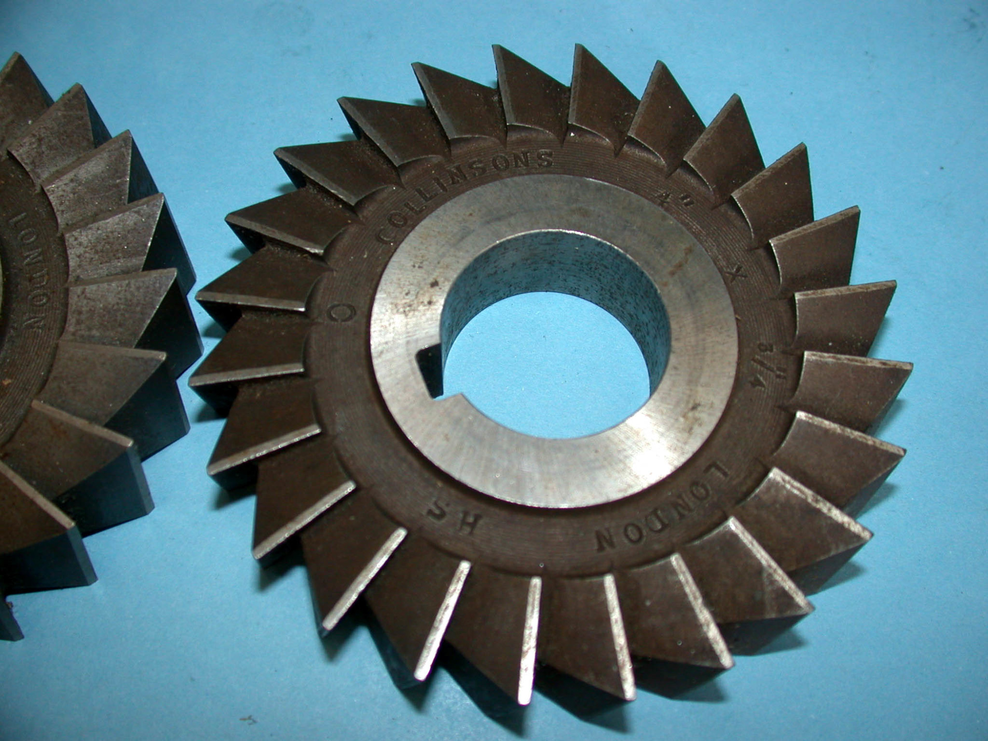 2 Collinson 4" x 3/4" x 1 1/4" Bore Horizontal Side & Face Cutters