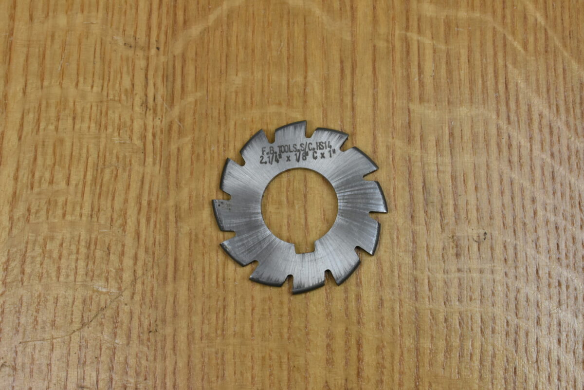 80211777 FB Tools 2.1/4" x 1/8" C x 1" Bore Horizontal Milling Cutter. 80211777 - Image 1