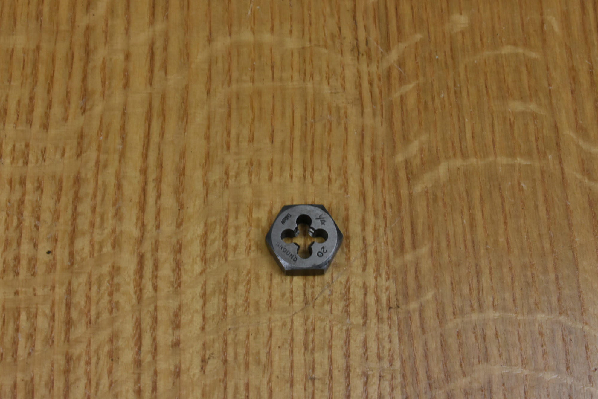 80211726 Good Used 1/4" BSW Die Nut. 80211726 - Image 1