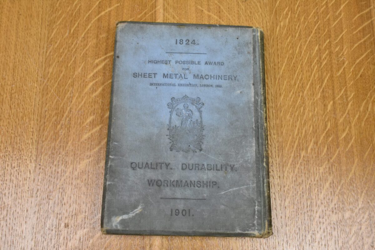J.Rhodes & Sons, Grove Iron Works, Wakefield, Machine Catalogue, 1901