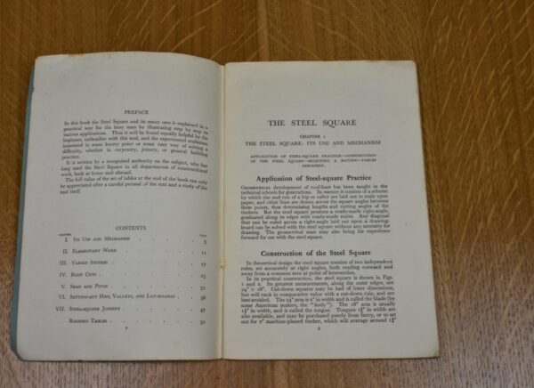 The Steel Square, Its Use and Mechanism, Harold Ryder. 80212797