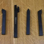 4 x 1/2" Shank Carbide Tip Lathe Tools, No Tips 80213251