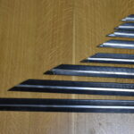 Set of 8 Knife Edge Straight Edges, 75-500mm 80213395