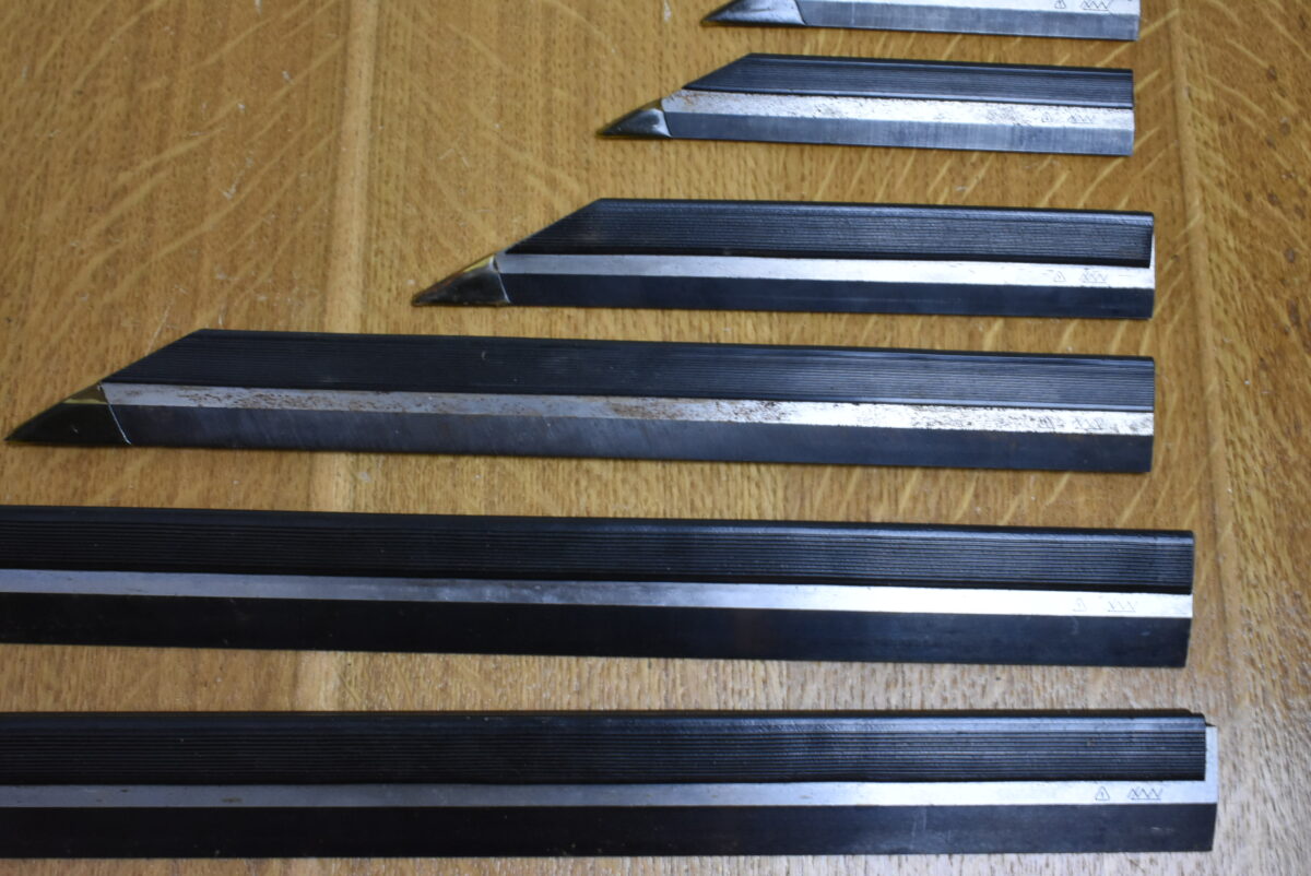Set of 8 Knife Edge Straight Edges, 75-500mm 80213395 - Image 4