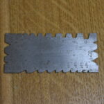 European "Tap - Gew Din 130 Flw 30°" Thread Form Gauge 80213412