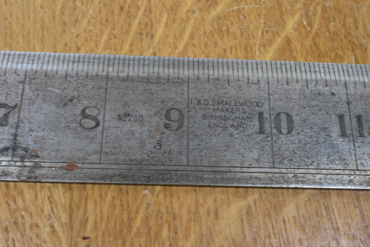 I & D Smallwood No. 260 36" Steel Rule 80213578 - Image 3