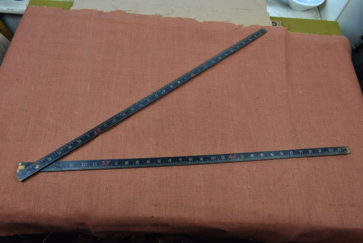 Rabone No. 1611 5' Wooden Folding Rule 80214296 - Image 2