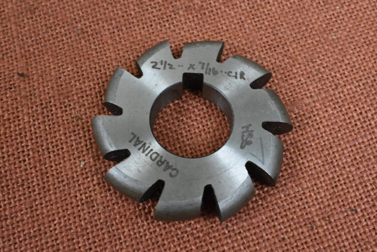 Cardinal 2. 1/2" x 7/16" Cir Horizontal Milling Cutter, 1" Bore 80214311 - Image 2