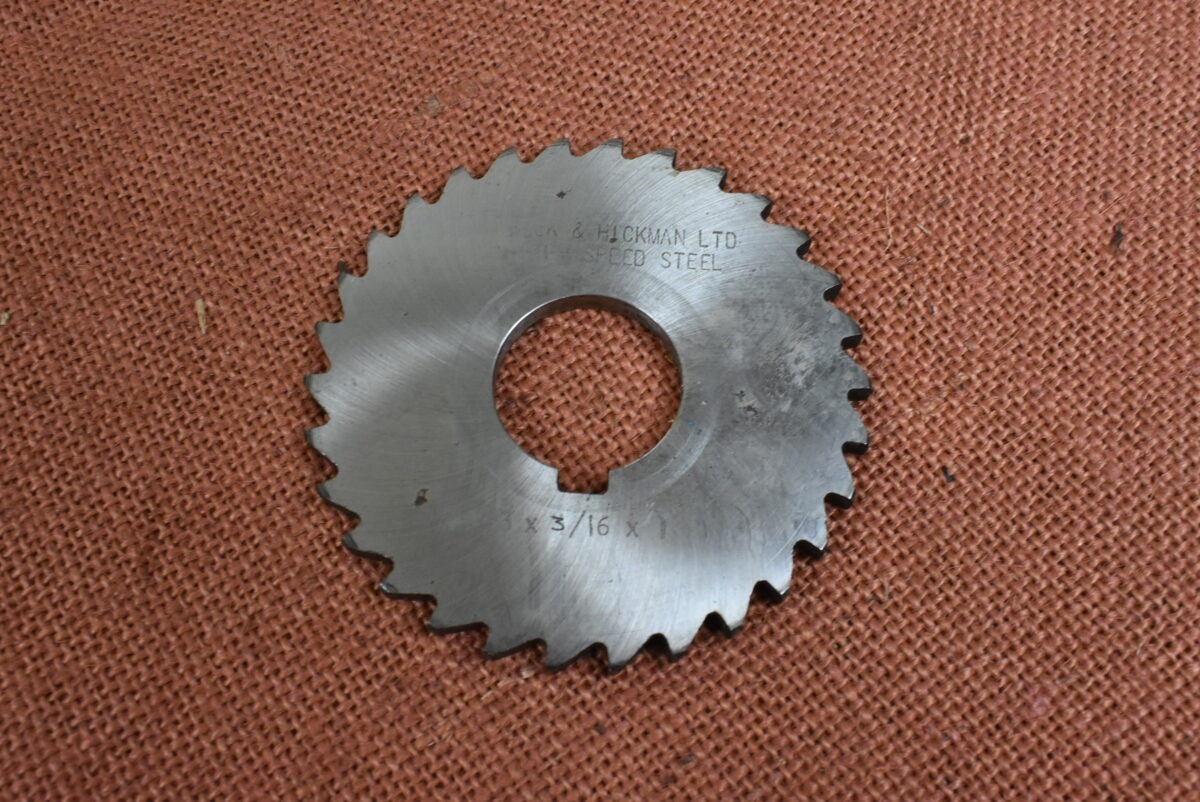 B & H 3" x 3/16" x 1" Bore Horizontal Milling Cutter 80214312 - Image 2