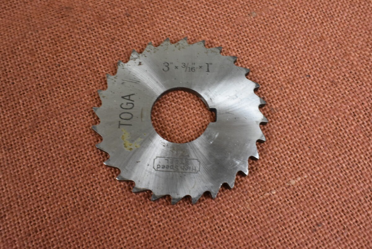 Toga 3" x 3/16" x 1" Bore Horizontal Miling Cutter 80214316 - Image 2