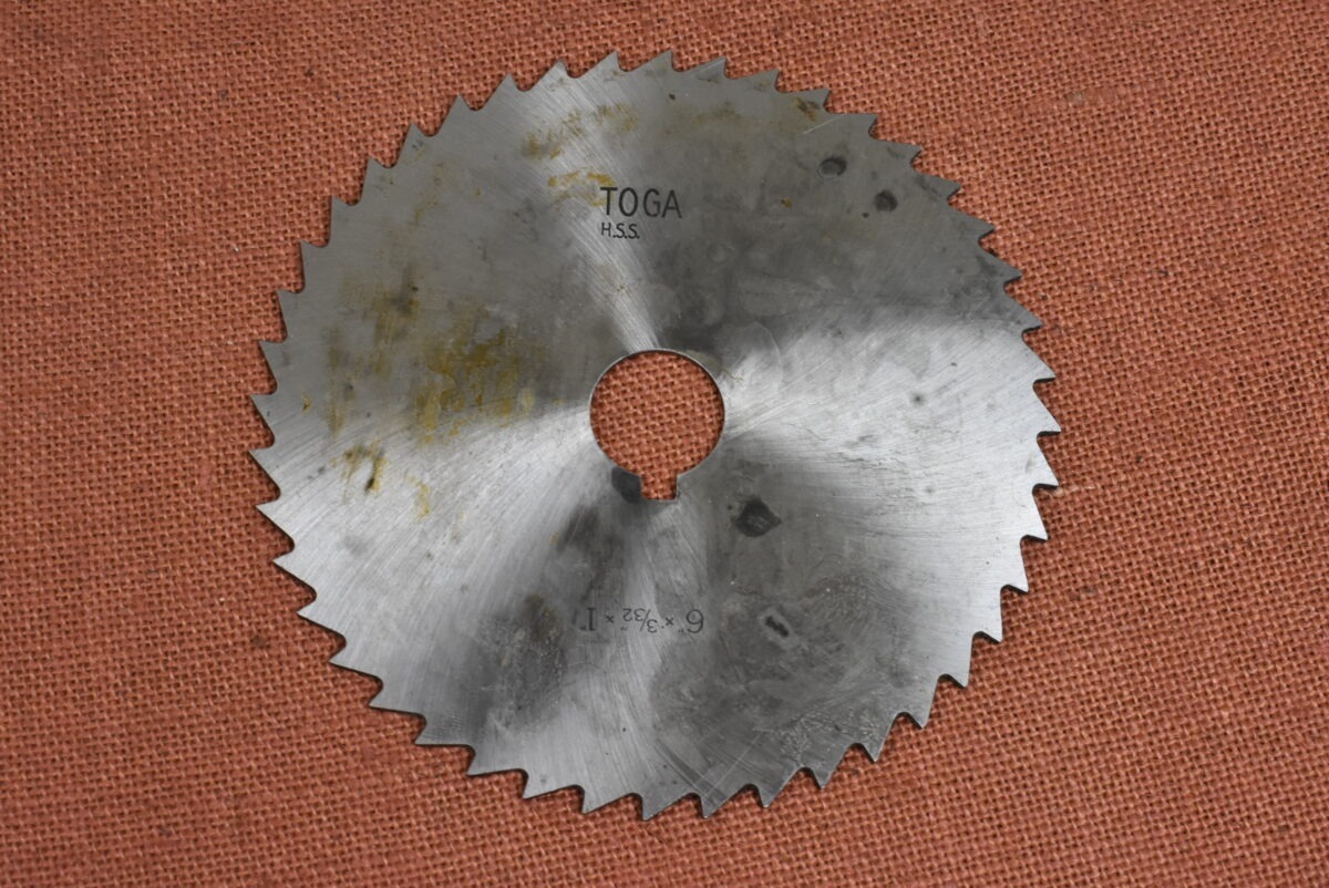 Toga 6" x 3/32" x 1" Bore Horizontal Milling Cutter 80214319 - Image 2