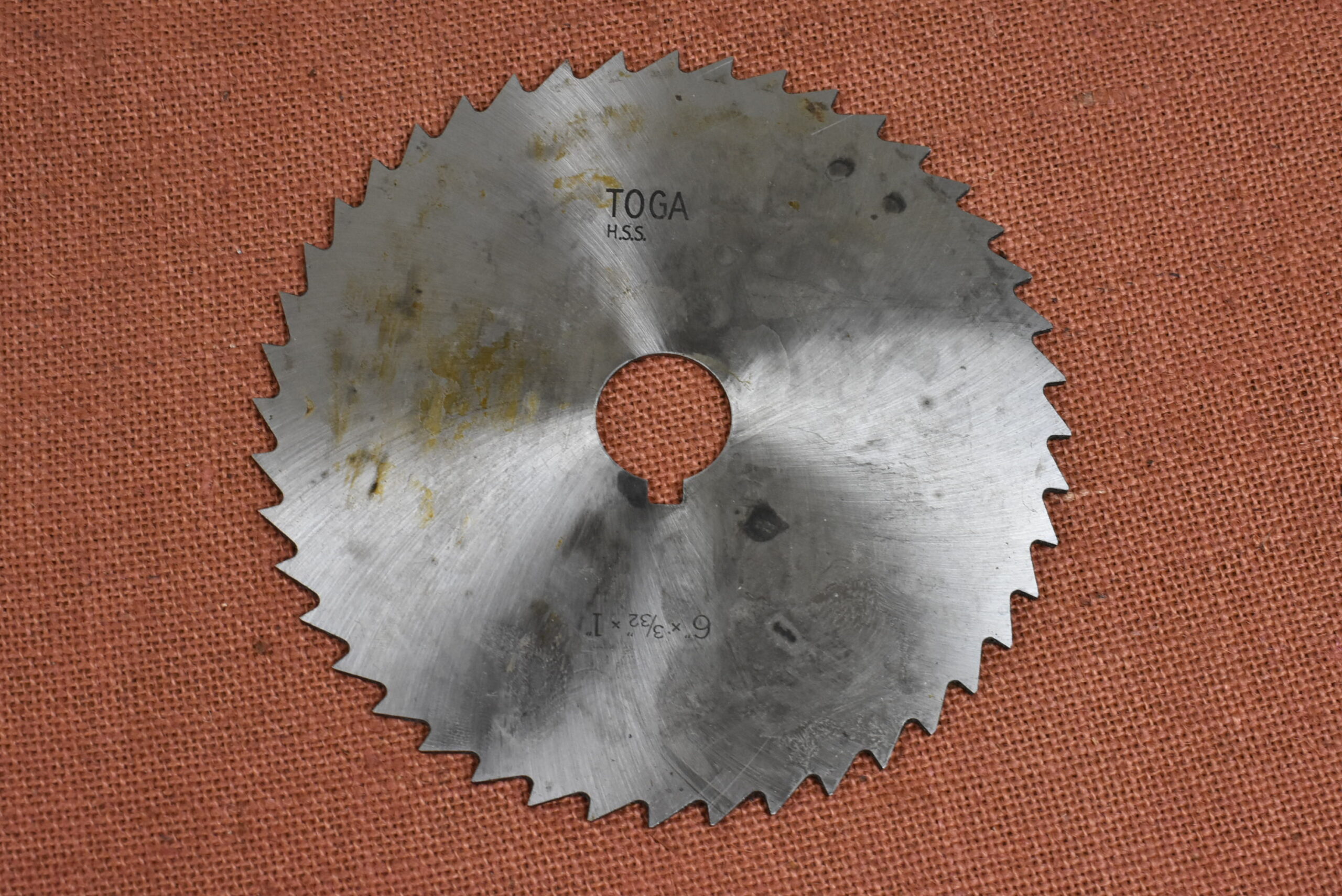 80214319 Toga 6" x 3/32" x 1" Bore Horizontal Milling Cutter 80214319 - Image 1