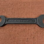 Ex - Military Black 1/4" x 5/16" Open Ended Spanner (1953) 80214501