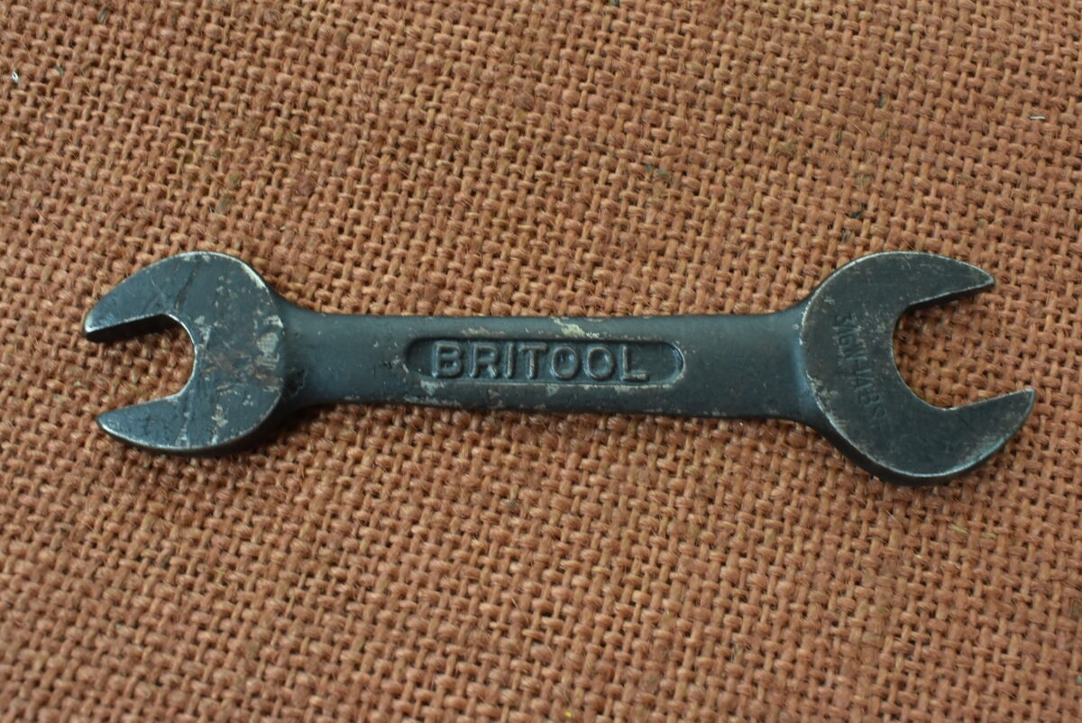 Ex - Military Black Britool J3344 1/8" x 3/16" Open Ended Spanner 80214505 - Image 3