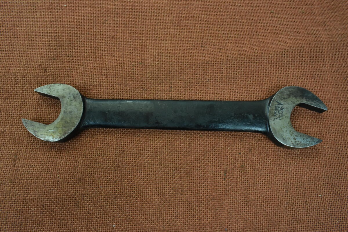 Ex - Military Athol 9/16" x 1/2" Whitworth Open Ended Spanner 80214513 - Image 3