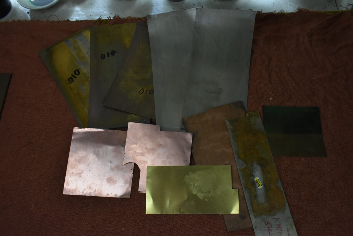 Assortment of Thin Copper/Brass/Nickel Sheets  80214791 - Image 2
