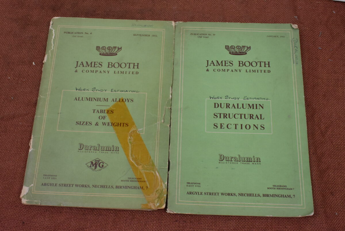 80214862 James Booth & Company Lt. Weight Tables for Almuninium etc. 80214862 - Image 1