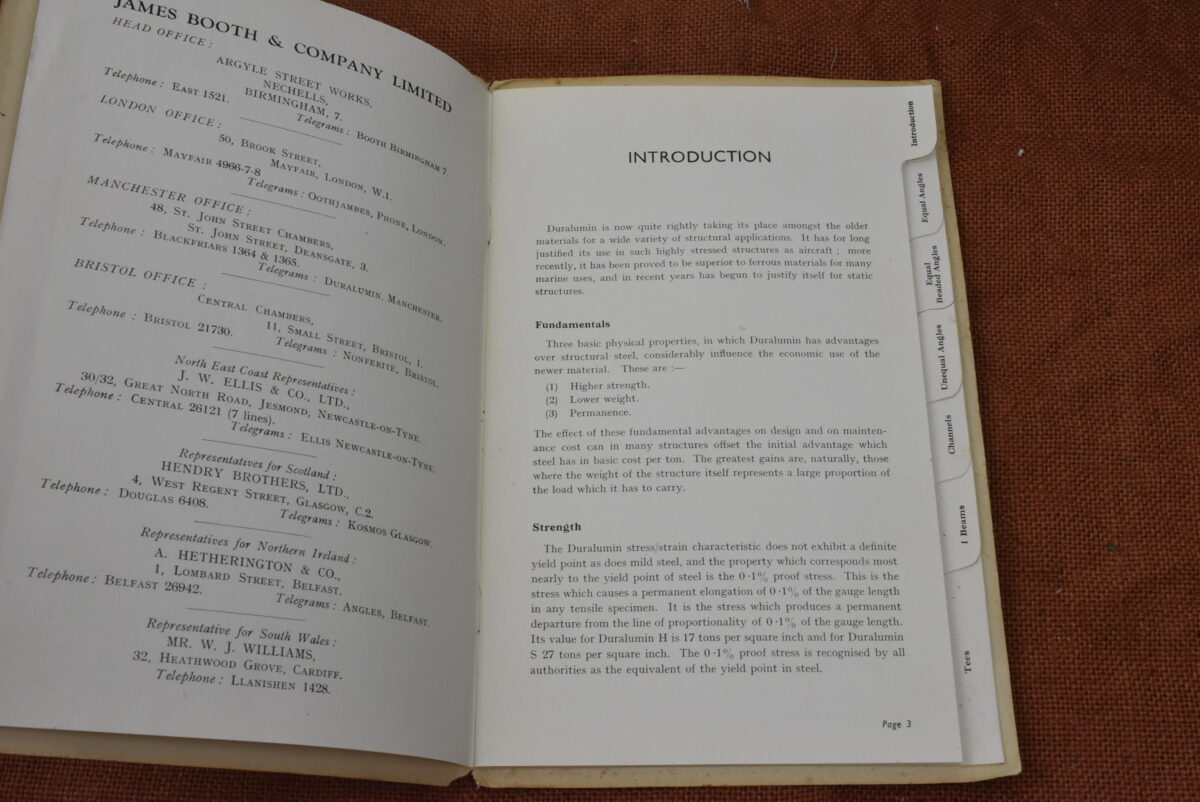 James Booth & Company Lt. Weight Tables for Almuninium etc. 80214862 - Image 3