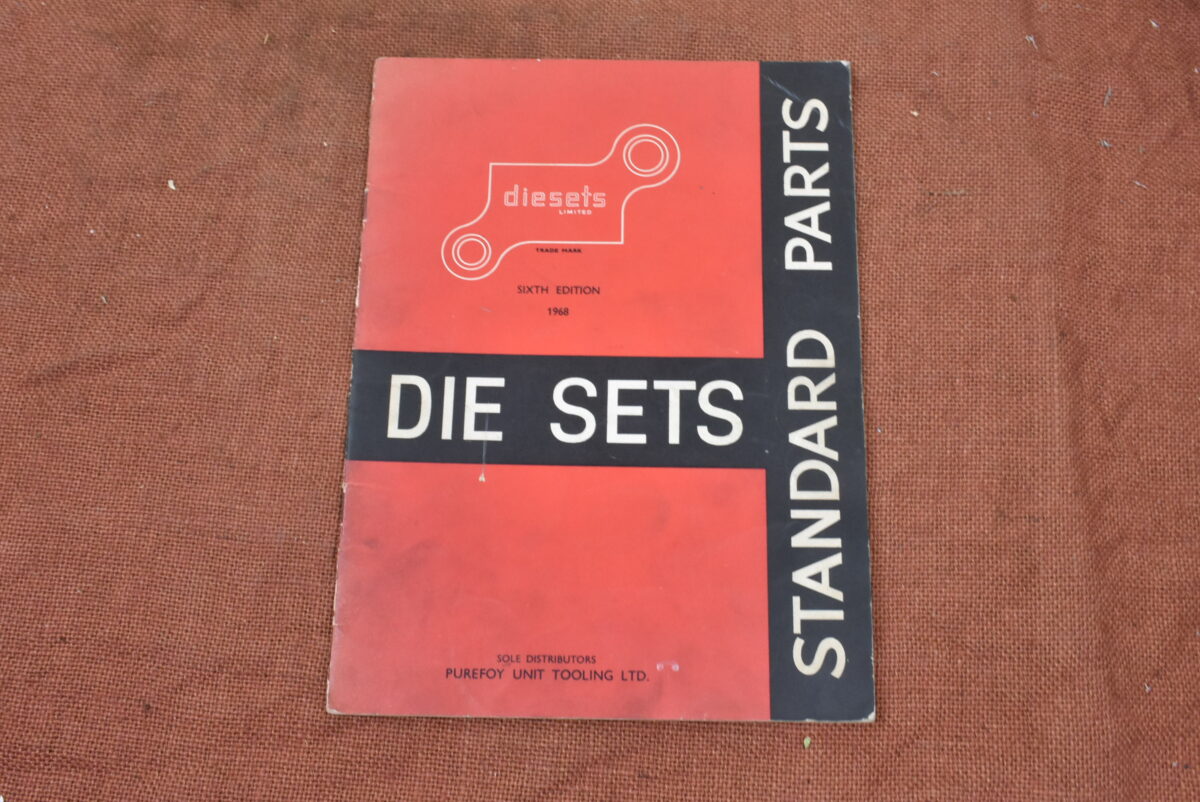 Purefoy Die Sets, Standard Parts Catalogue 1968 80214861 - Image 2