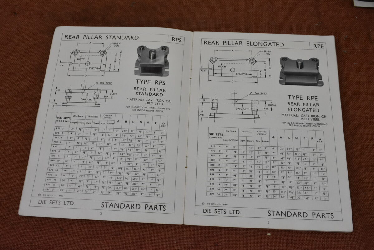 Purefoy Die Sets, Standard Parts Catalogue 1968 80214861 - Image 4