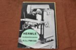 Hermle H2u. FWH 630 Milling Machine Brochure (In German) 80214858