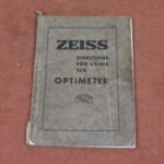 Carl Zeiss Jena: Carl Zeiss Jena: Directions for Using the Operator 80214882