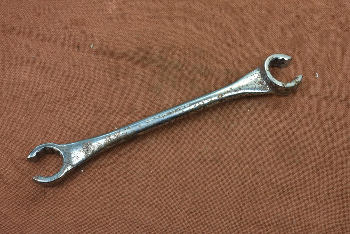 Ex - Military Britool Z5571 1. 1/4" x 1. 5/16" Flare Nut Spanner (Unused, Some Rust) 80214903 - Image 4