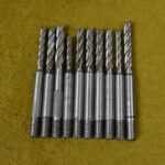 Ten Good Used Long Series End Mills, Mostly 4 to 5mm approx. 80215030