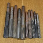 10 Assorted Machine Reamers, No. 2 & 3 Morse Taper 80215241