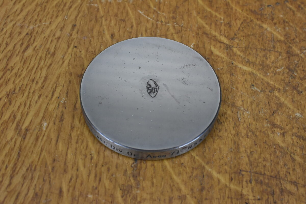 Wilson Rockwell Hardness Test Block, 75.1 HR30N 80215454 - Image 3