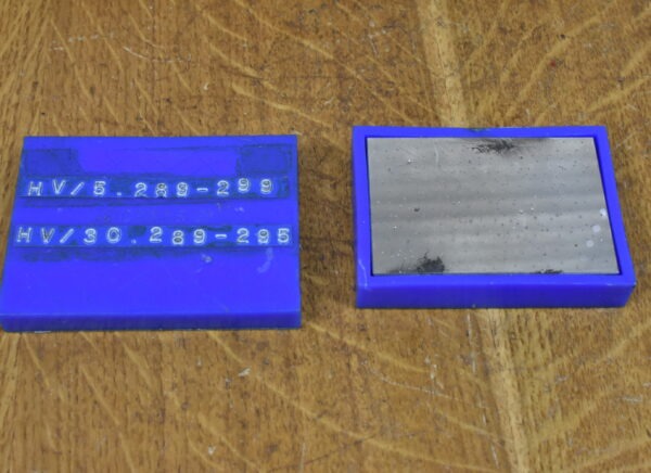 Hardness Test Block No. 9890 80215463