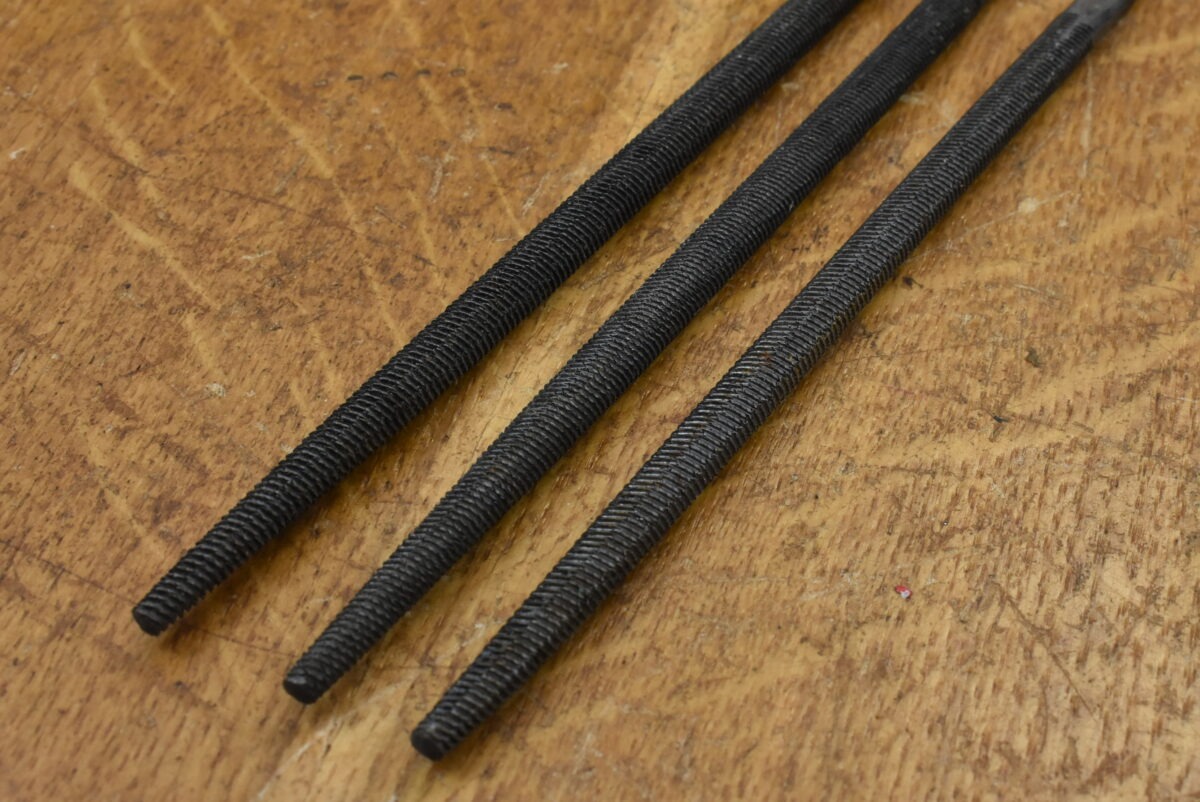 3 x 6" Round Files, Bastard Cut, Old Stock. 80215484 - Image 3