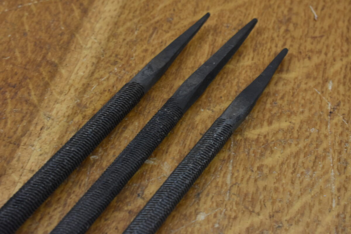 3 x 6" Round Files, Bastard Cut, Old Stock. 80215484 - Image 4