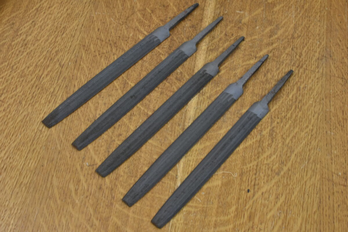 Five 6" Half Round Bastard Cut Files 80215488 - Image 2