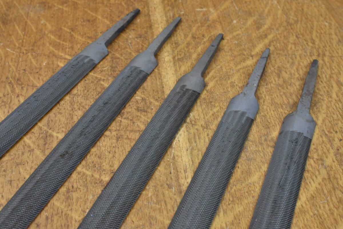 Five 6" Half Round Bastard Cut Files 80215488 - Image 4