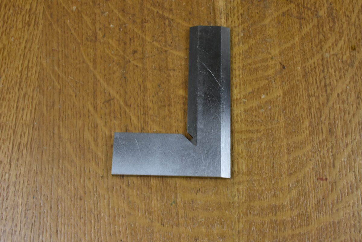 100 x 70mm 90deg Knife Edge Square 80215686 - Image 2