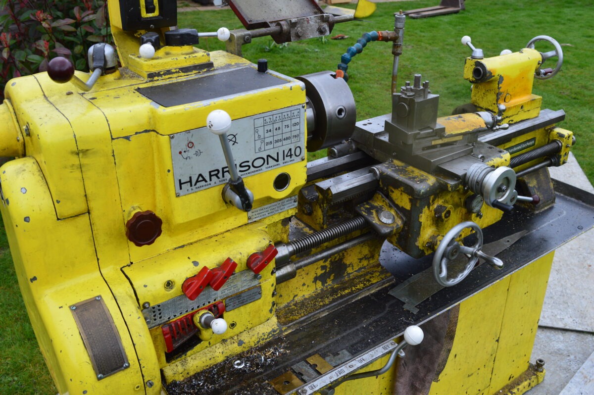 Harrison 140 Gap Bed Lathe, 3ph, 5" x 25", Tooling, 80215901 - Image 3