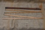 Two Stanley, London, 5' Folding Rules with Brass Joiner. In Leather Case 80216056 - Image 4